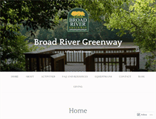 Tablet Screenshot of broadrivergreenway.com